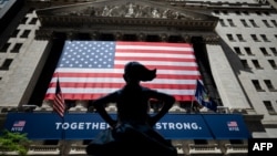 FILE - The New York Stock Exchange (NYSE) at Wall Street in New York City is pictured on May 26, 2020.