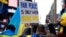Мітинги на підтримку України відбулися у понад 10 штатах після зустрічі президентів США та України. Відео