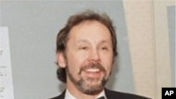 FILE - Barry Lopez is pictured at the American Book Awards, Nov. 17, 1986, at the Waldorf Astoria Hotel in New York. Lopez won for "Arctic Dreams," an account of his travels in the Arctic Circle.