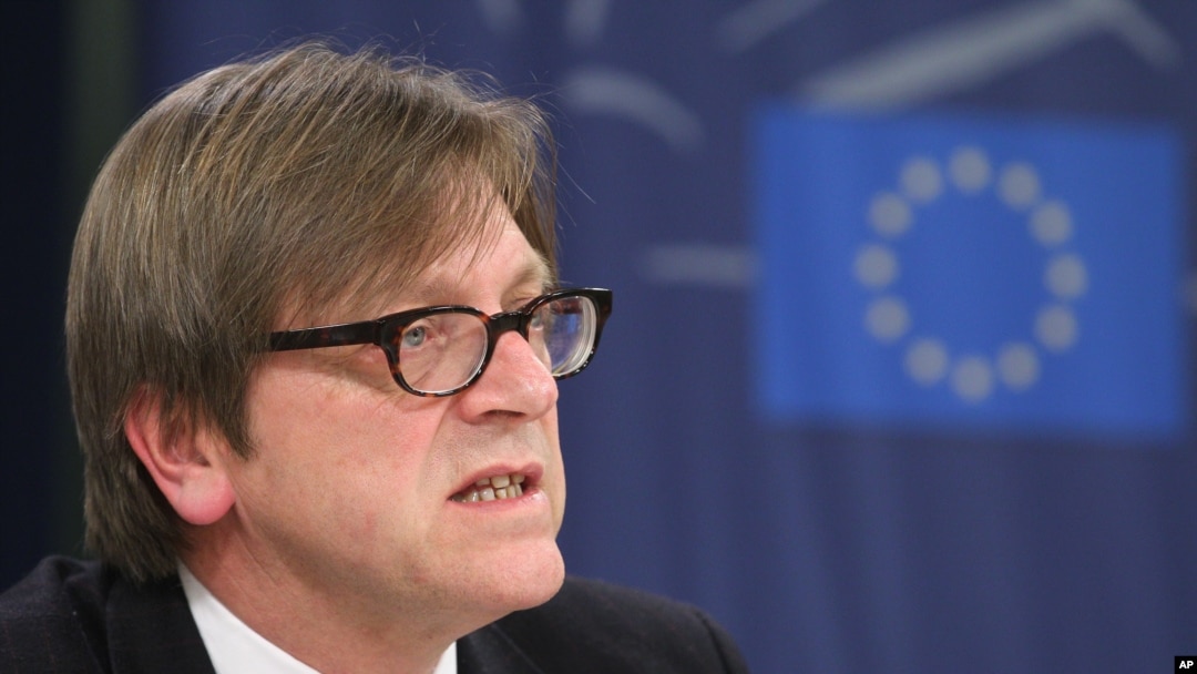 Ketua delegasi Uni Eropa dalam perundingan soal Brexit, Guy Verhofstadt. (Foto: Dok)