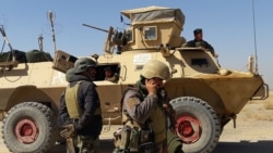 Forcat afgane të sigurisë gjatë luftimeve me talebanët në muajin maj