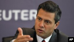 Enrique Peña Nieto, candidato puntero en los sondeos dados a conocer este fin de semana.