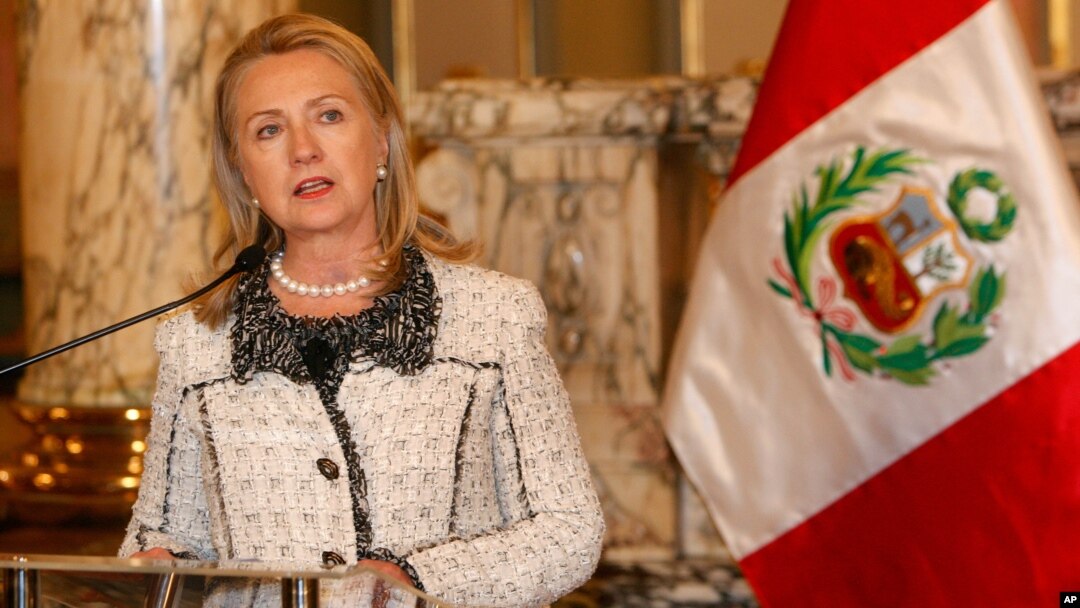 Peru US Clinton Libya