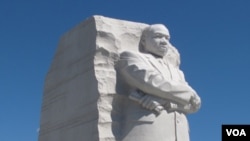 Monumen pemimpin hak-hak sipil, Dr. Martin Luther King Jr. di Washington DC (foto: dok).