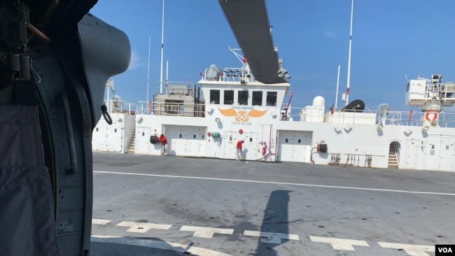 Helipuerto USNS Comfort - Misión Trinidad y Tobago 2019