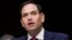 FILE - Senator Marco Rubio, R-Fla., speaks during a Senate Judiciary Committee hearing on Capitol Hill in Washington, March 14, 2018.