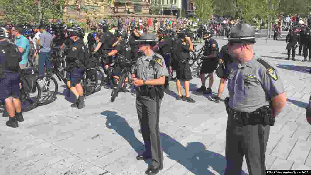 Police at Westboro Baptist rally.