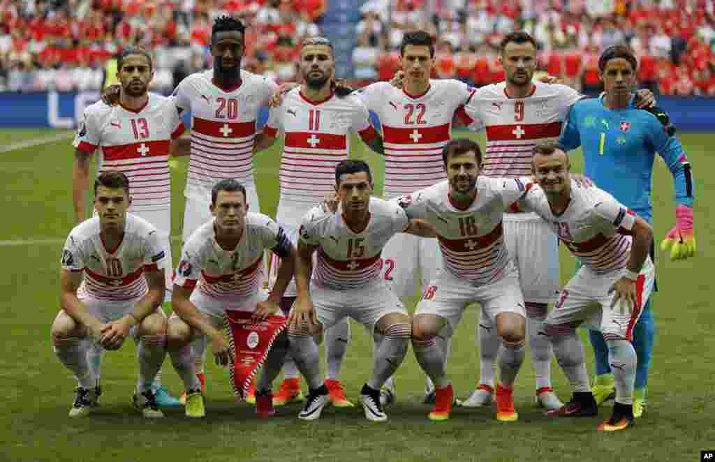 Soccer Euro 2016 Albania Switzerland