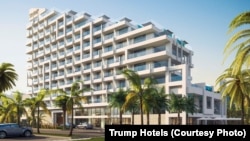 FILE - The Trump Rio de Janeiro Hotel project is seen in this handout photo