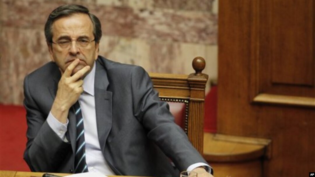 PM Yunani Antonis Samaras berusaha meyakinkan kreditor internasional bahwa negaranya tidak sedang berusaha mencari dana talangan baru. 