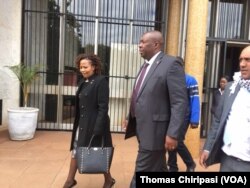 Kasukuwere appearing in court in Harare.