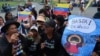 Trabajadores de diversos sectores marcharon en Caracas para exigir salarios justos, el 1 de mayo de 2024.