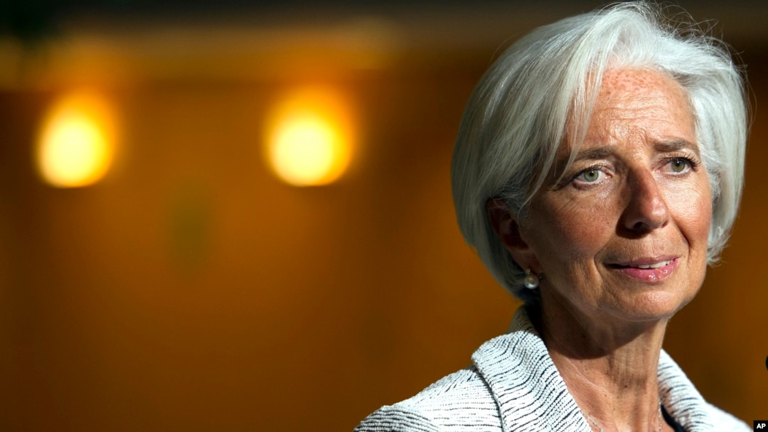 Direktur Pengelola Dana Moneter Internasional (IMF) Christine LaGarde dalam sebuah acara di Washington. (Foto: Dok)