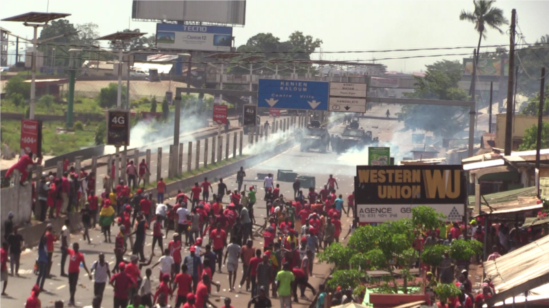 Manifestations interdites en Guinée: 
