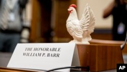 El secretario de Justicia, William Barr, anunció su decisión un día antes durante audiencia ante comisión del Senado