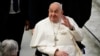 Pope Francis greets people at the end of an audience to the participants of the Pilgrimage Episcopal Conference of Scandinavia, on Feb. 3, 2025