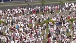 راهپیمایی برای آزادی؛ تجمع هزاران نفر در بلاروس علیه رهبر این کشور