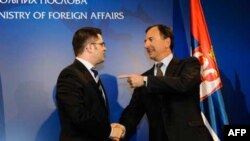 Jeremić i Fratini tokom susreta u Beogradu