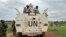 FILE - Peacekeepers from the United Nations Mission in South Sudan (UNMISS) provide security in Bentiu, South Sudan, June 18, 2017.