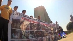 洛城华人呼吁奥巴马打击叙利亚 