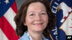 FILE - Photo provided by the CIA shows CIA Deputy Director Gina Haspel, March 21, 2017. 