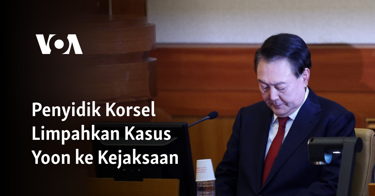 Penyidik Korsel Limpahkan Kasus Yoon ke Kejaksaan