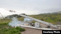 Drones like this one in Rwanda can help save lives by transporting boxes with medical supplies to remote clinics. (Photo Courtesy of UPS)