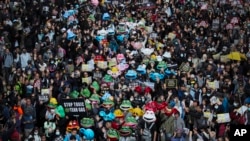 Masovni protest u Hong Kongu, 8. decembar 2019