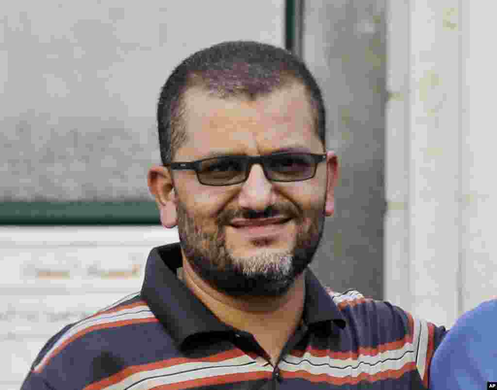 Ali Shehda Abu Afash, a Palestinian translator working with the Associated Press, was killed in an explosion in the Gaza Strip, Aug. 13, 2014.