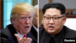 Donald Tramp i Kim Džong Un 