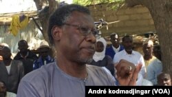 Mahamat Nour Ibedou, secrétaire général de la CTDDH, une ONG nationale des droits de l'homme N'Djamena, le 28 janvier 2019. (VOA/André kodmadjingar)