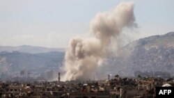 叙利亚军队向首都大马士革的反叛武装发起反击(2017年3月19日)