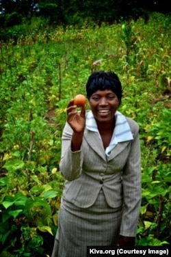 Lindiwe benefited from a Kiva loan.