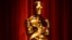 FILE - An Oscar statue is seen during the nominations announcements for the 88th Academy Awards in Beverly Hills, California, Jan. 14, 2016.