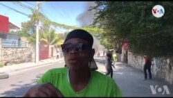 Yon group mobilize nan yon katye tou pre Pòtoprens pou jwenn liberasyon 4 moun nèg ame kidnape nan yon legliz