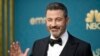FILE - Jimmy Kimmel appears at the 74th Primetime Emmy Awards in in Los Angeles on Monday, Sept. 12, 2022. 