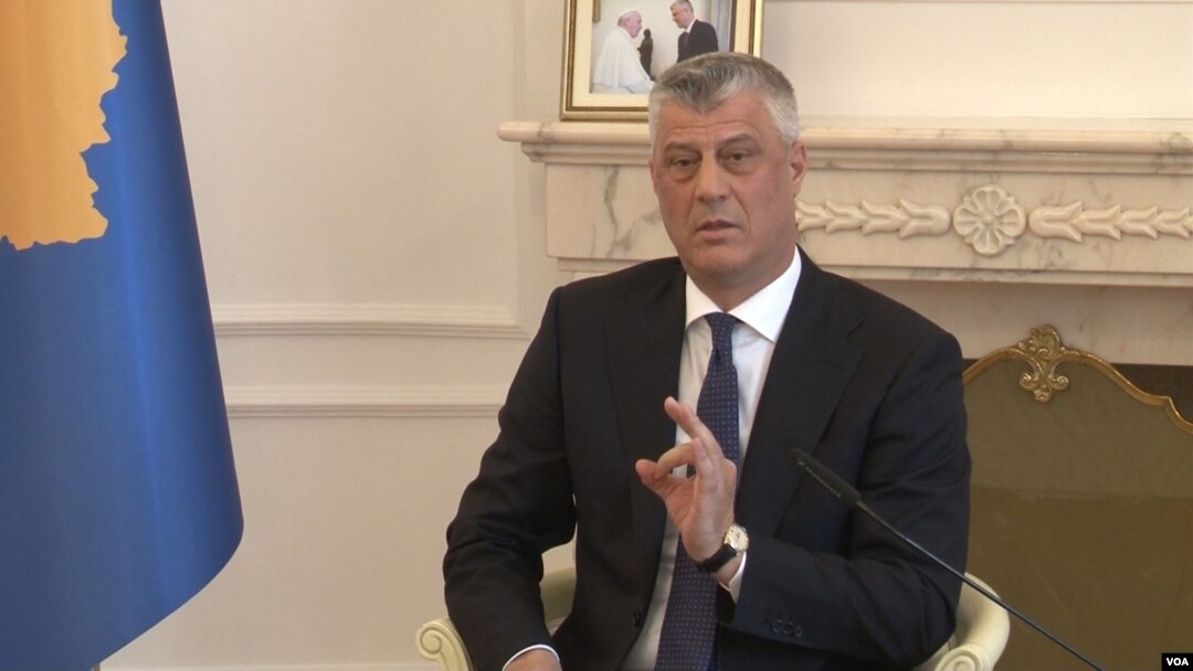 Hasim Taci president of Kosovo