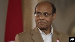 Tunisian President Moncef Marzouki