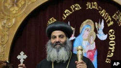 Bishop Barnaba El Soryany is seen at the Coptic church in Rome, 05 Jan 2011.