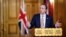 Britain's Health Secretary Matt Hancock speaks during a daily digital news conference on the COVID-19 outbreak, at 10 Downing Street in London, April 21, 2020.
