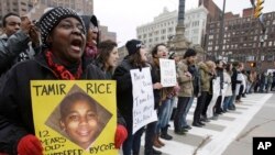 Tamir Rice, de 12 años, fue muerto a tiros por un policía blanco en 2014 cuando jugaba con una pistola de balines en un parque infantil.