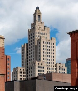 The 1928 Industrial Trust Company Building in Providence, Rhode Island, is under threat due to deterioration after six years of vacancy. (Warren Jagger)