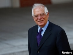 Spain's Foreign Minister Josep Borrell arrives for a cabinet meeting at the Moncloa Palace in Madrid, Spain, July 6, 2018.