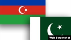 Azərbaycan və Pakistan bayraqları 