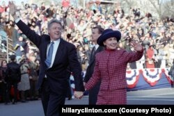Bill Clinton was elected president in 1992 and re-elected in 1996.