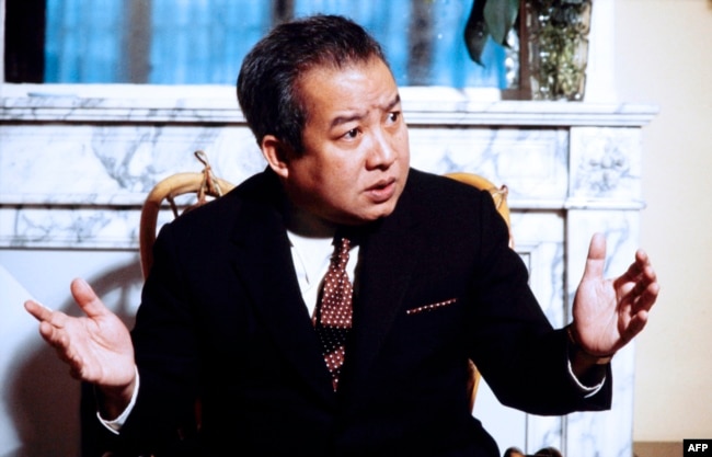 FILE- Cambodia's King Norodom Sihanouk in Vichy, Jan. 11, 1980. Cambodia's former King Norodom Sihanouk, whose life mirrored the turbulent history of his nation where he remained a revered figure, died in Beijing, Oct. 15, 2012, at the age of 89.