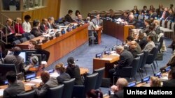 뉴욕 유엔본부에서 유엔총회 제1위원회 회의가 열리고 있다. (자료사진)