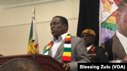 Zimbabwe President Emmerson Mnangagwa