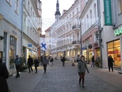 Jalan Tallinn, ibu kota Estonia, Januari, 2018. (Foto: dok).