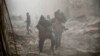 Rebels Send Volleys of Mortar Shells Crashing into Damascus